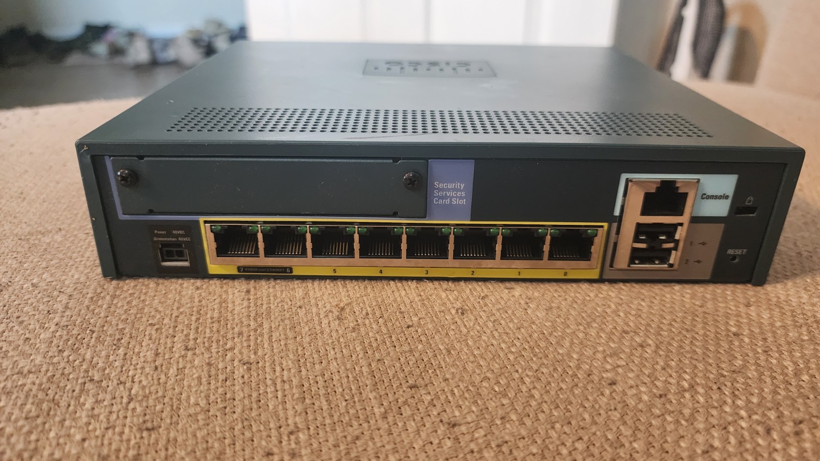 Cisco ASA 5505 Fast Ethernet Firewall Security Appliance Network Unit Only T5
