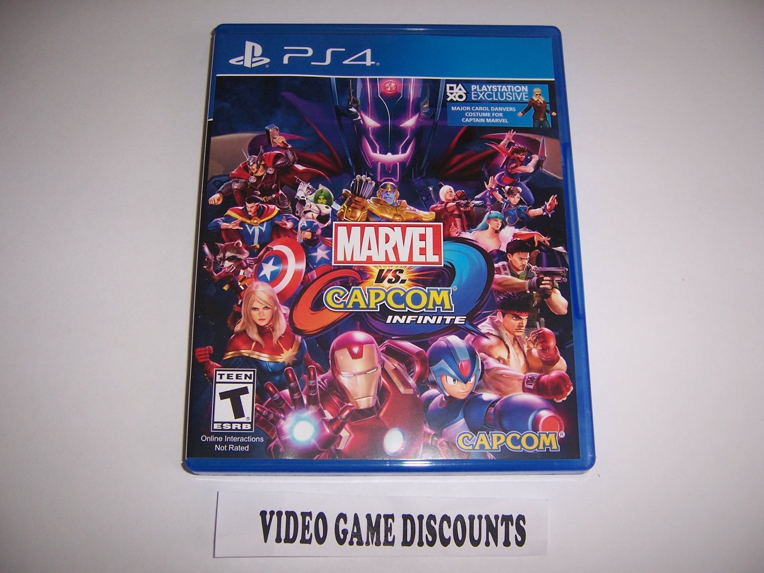 Original Box Case Replacement Sony PlayStation 4 PS4 MARVEL vs CAPCOM INFINITE