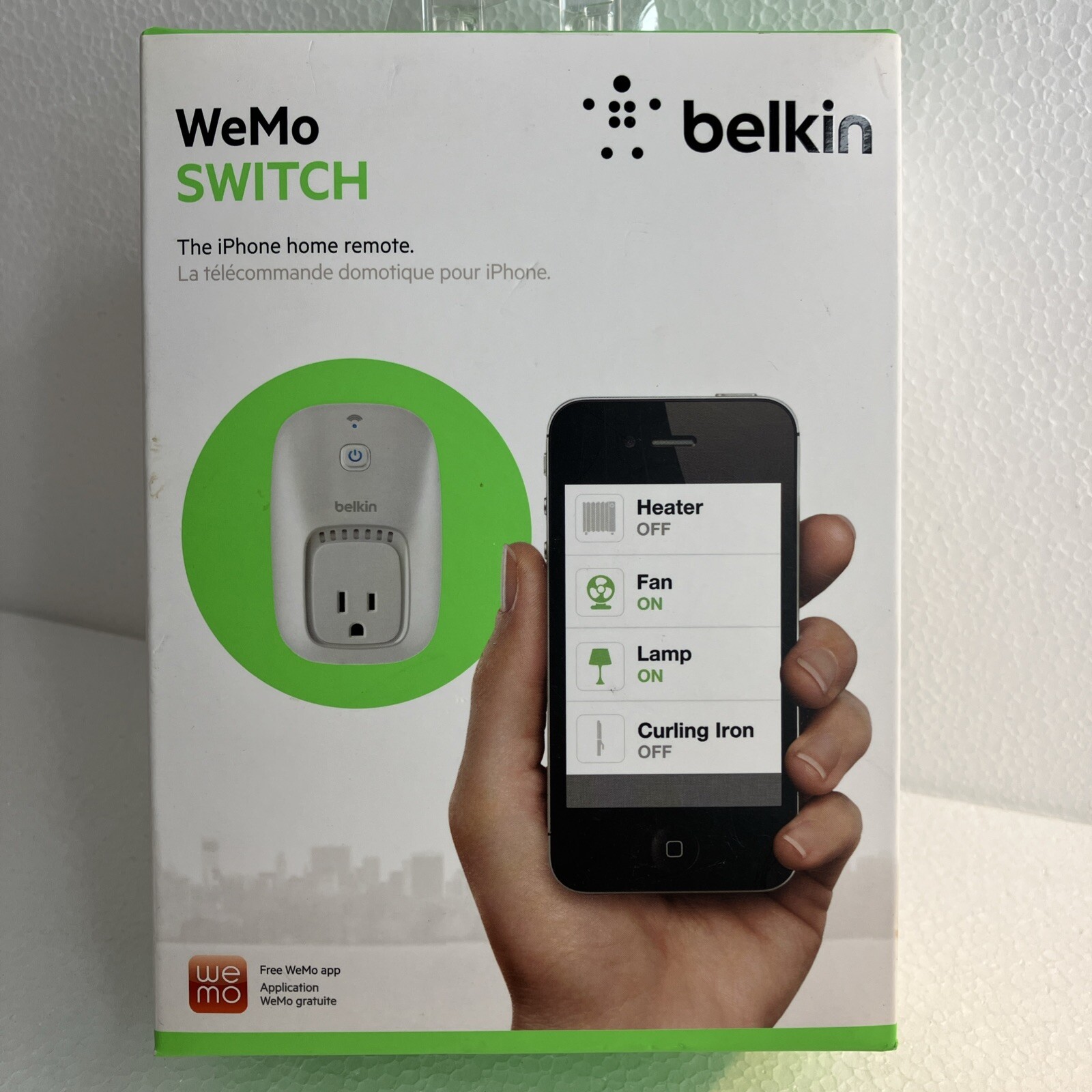 Belkin WeMo Switch iPhone Home Remote F7C027fcAPL Ver. VA01 Brand New Sealed