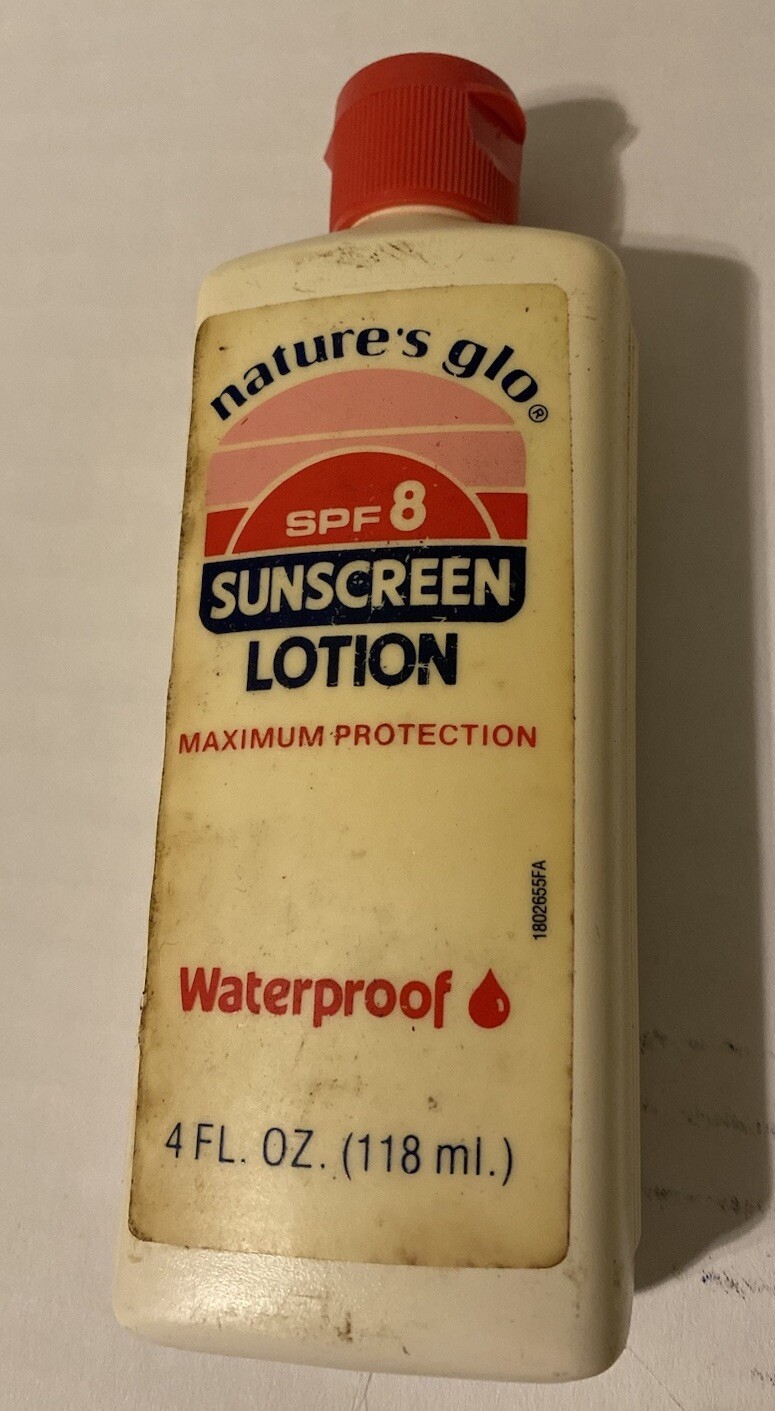 Vintage 90s Sunscreen 4oz Bottles, set of 3