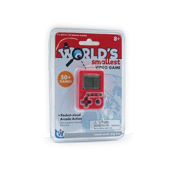 WORLD SMALLEST VIDEO GAME CONSOLE