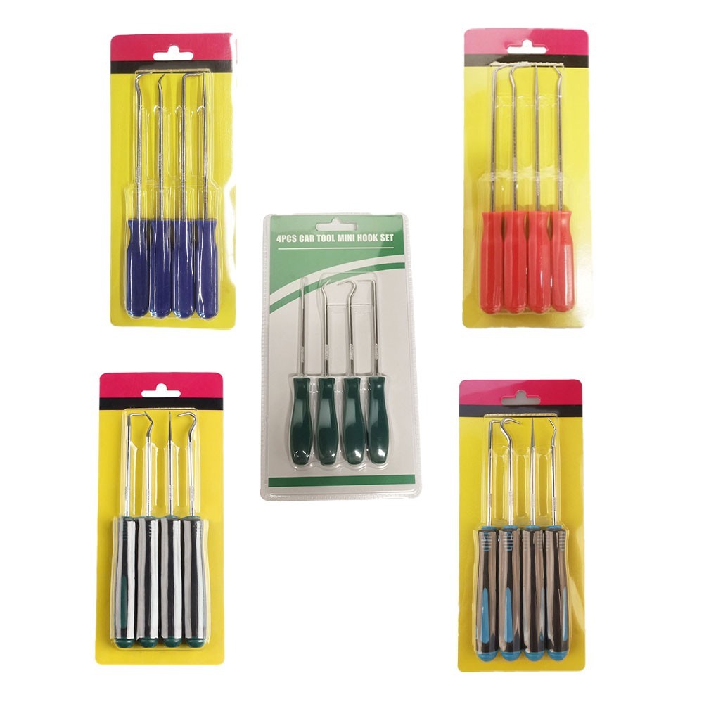 Essential Car Remover Tool Set 4 Pieces with Various Hooks for Easy Use
