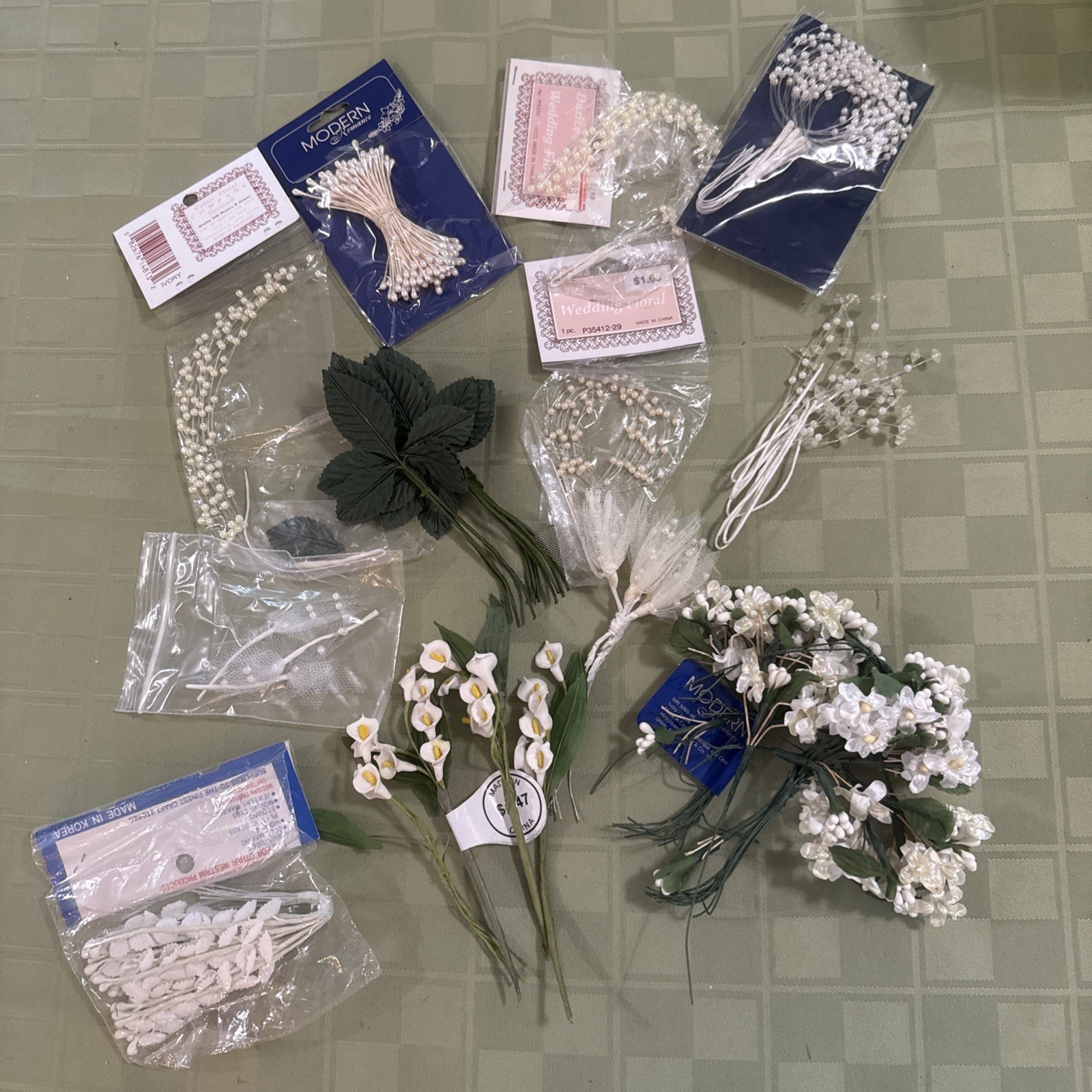 Wedding, Bride Craft Flowers Hair, Tiera, Veil New