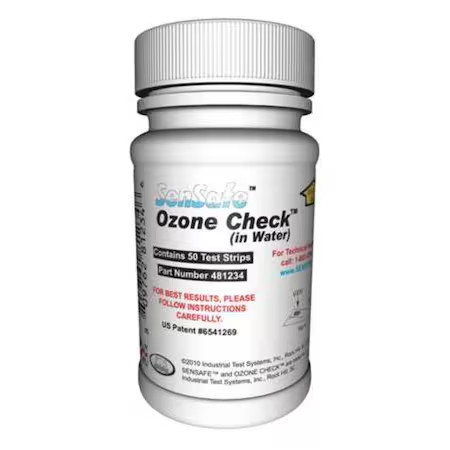 Industrial Test Systems 481234 Test Strips, 0 To 0.5 Ppm Ozone, Pk50