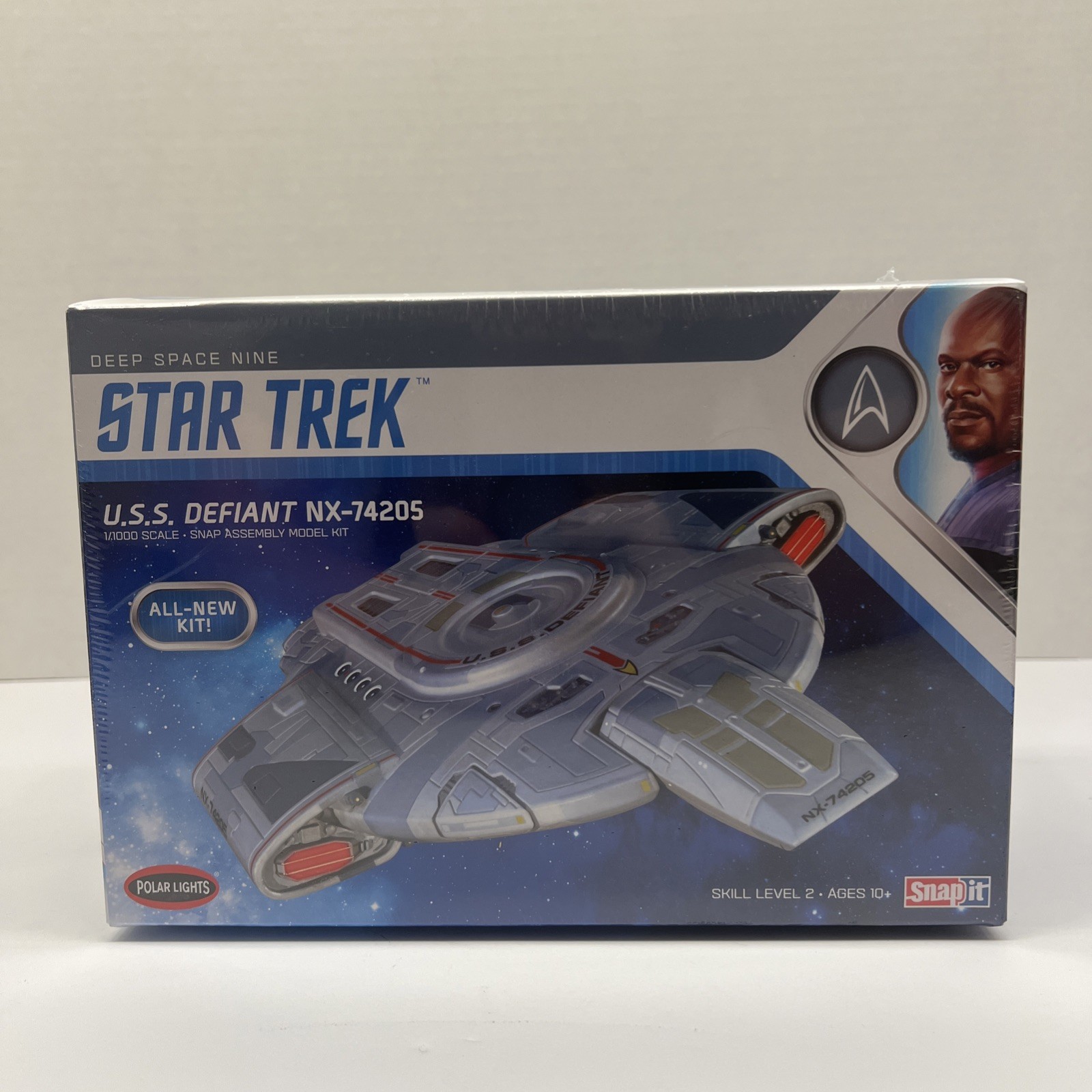 Polar Lights Snap It Model Kit Star Trek Deep Space Nine USS Defiant NEW SEALED