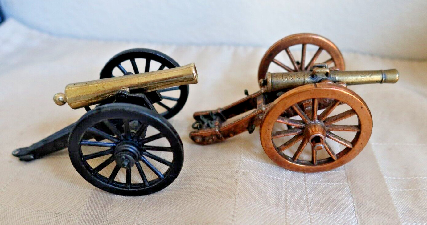 Penncraft Miniature Die Cast U.S. Civil War Field Cannon #1862 Replica-Lot of 2