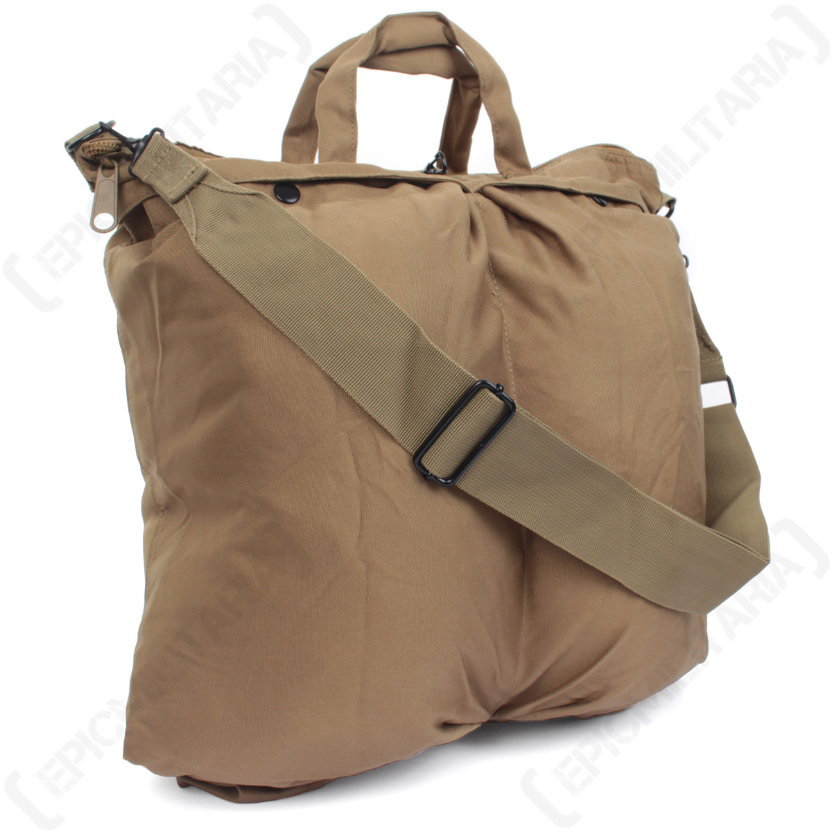 US Helmet Bag with Carrying Strap - Coyote Tan Padded Pouch Shoulder Strap NEW