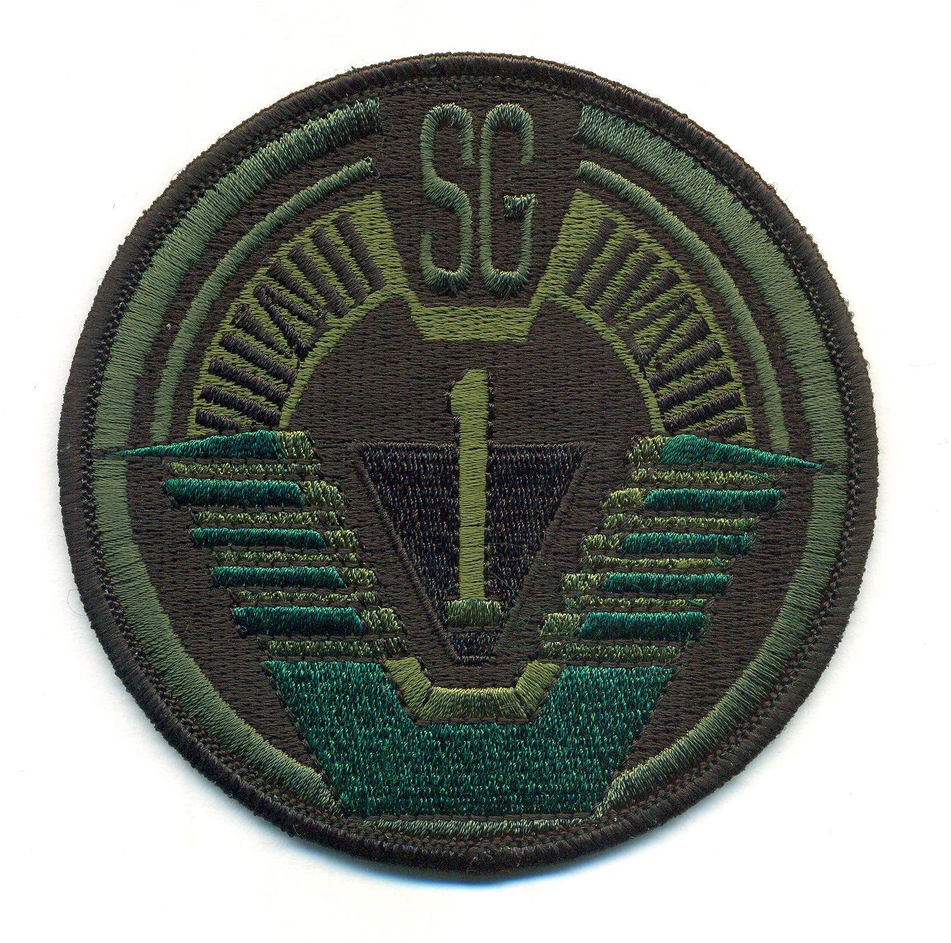 STARGATE SG-1 OLIVE DRAB PATCH - SG1od
