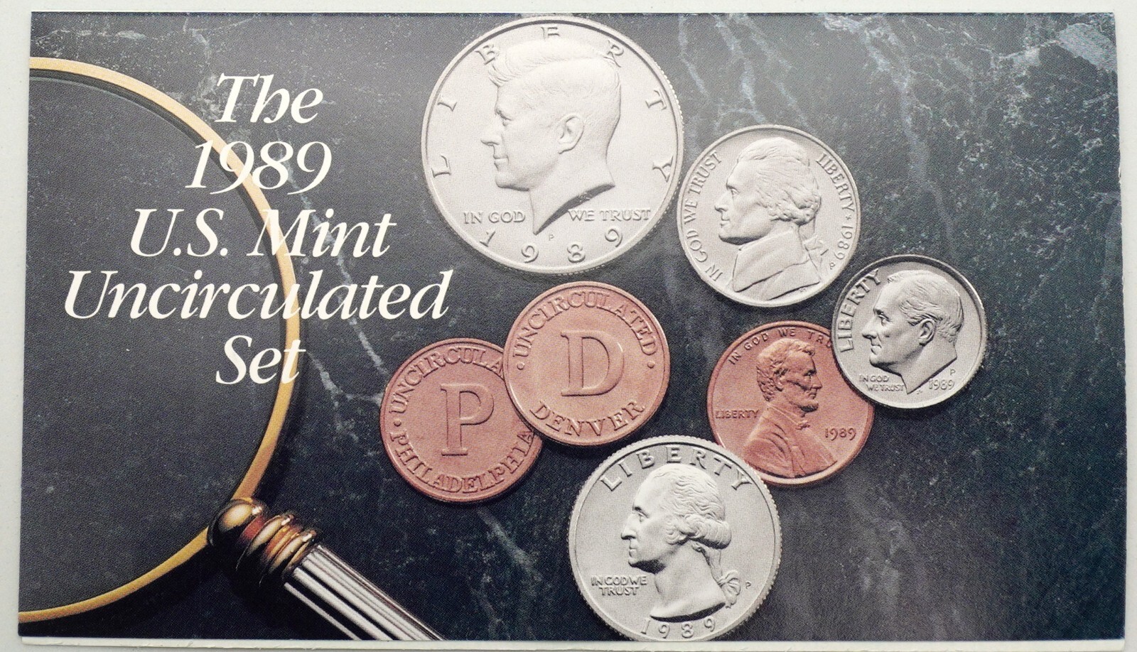 1989 - P&D Uncirculated US Mint Coin Set in OGP