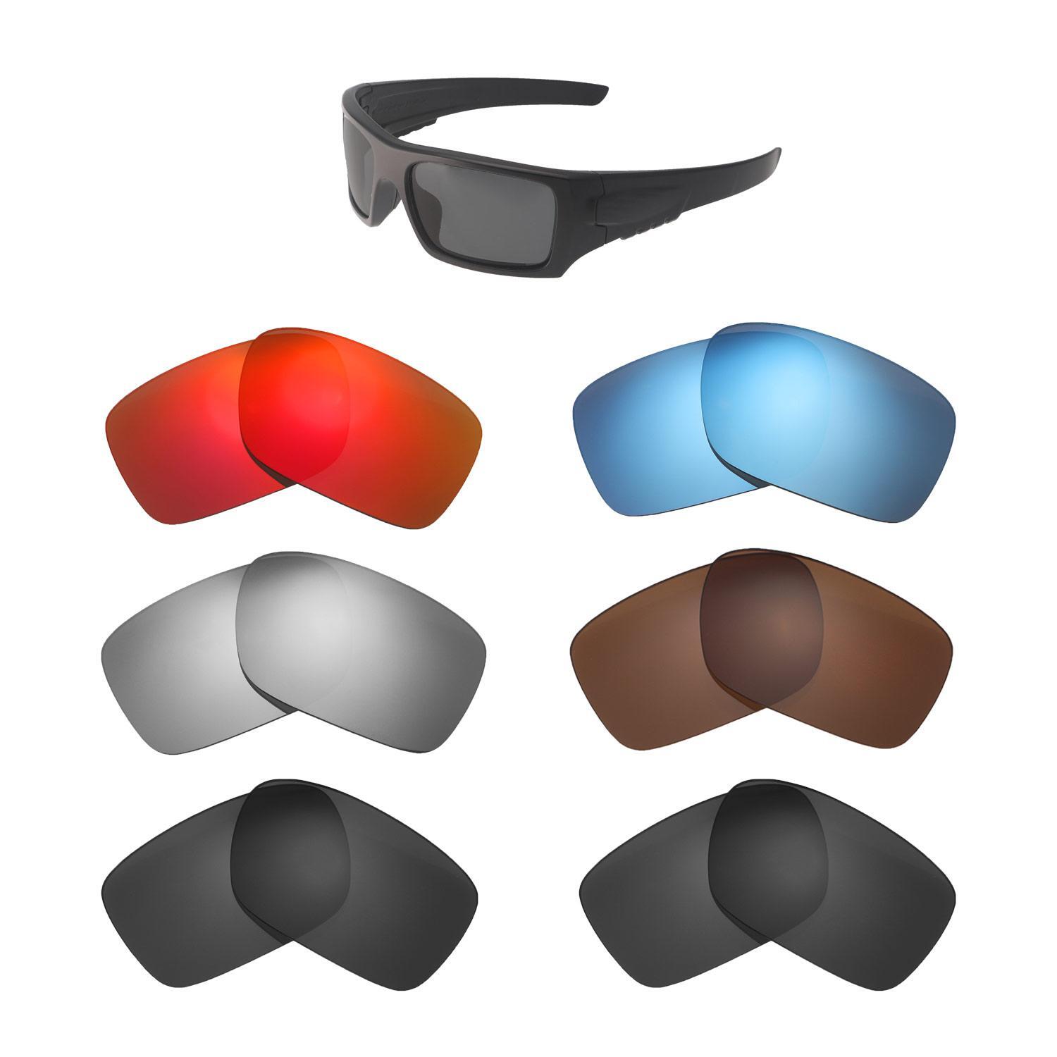 Walleva Replacement Lenses For Oakley Det Cord Sunglasses - Multiple Options