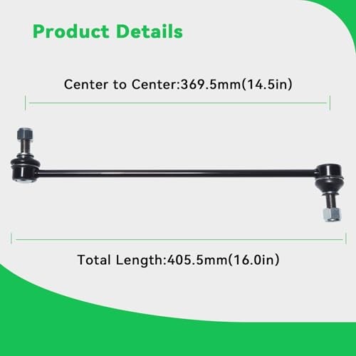 2Pcs K750097 Front Sway Bar Stabilizer Link Compatible With 2014 2PC_K750097