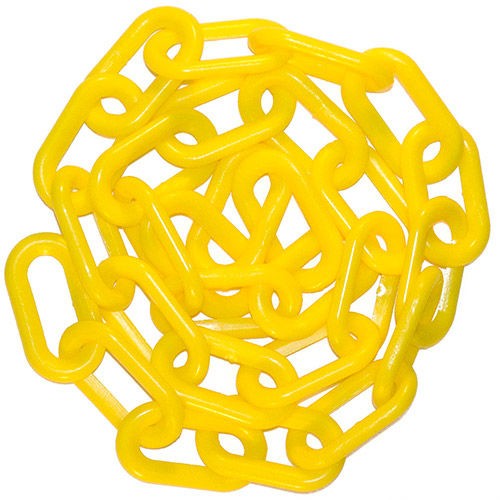 Mr. Chain 50002-100 Mr. Chain 2" Plastic Chain 100'L Yellow