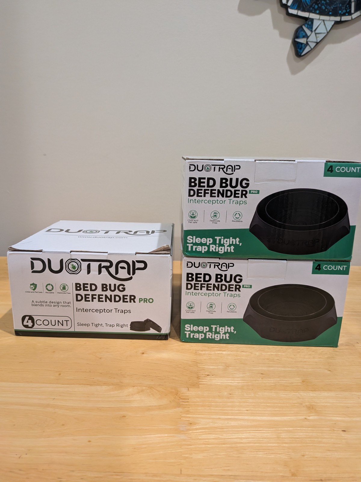 DUOTRAP Bed Bug Defender Pro Interceptor Traps - 12 Total