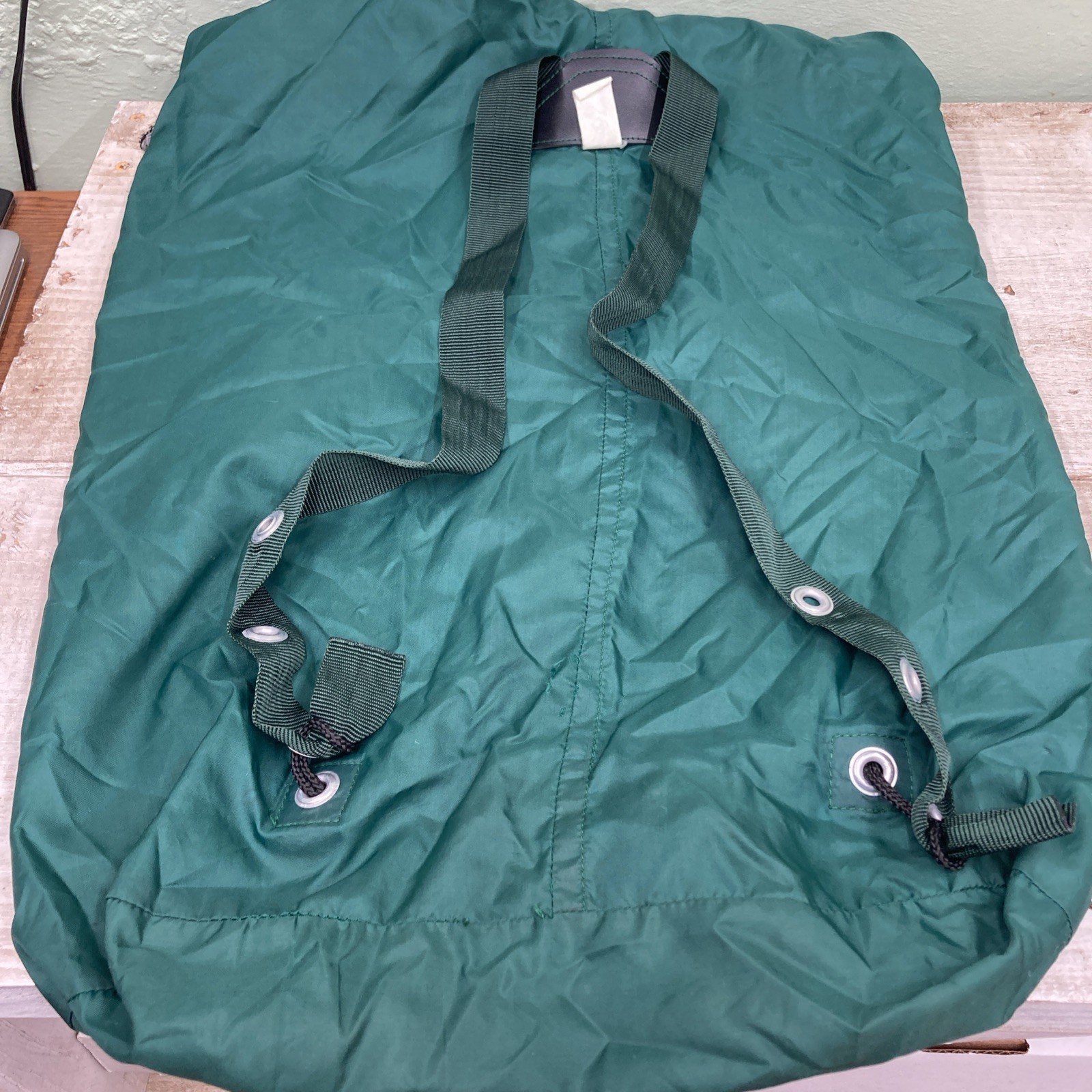 Vintage CobMaster Cob Master Backpack Stows Into Pocket/Belt Attachment Green