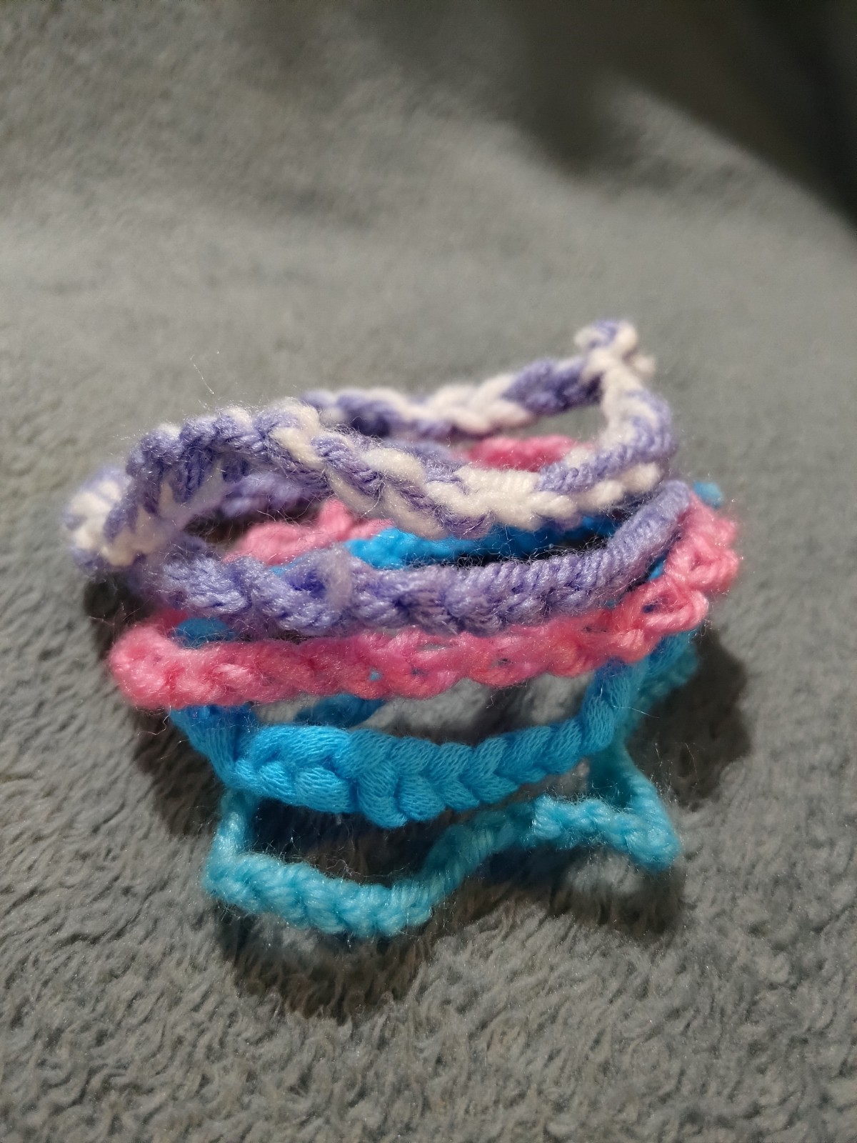Crochet Kids Bracelets