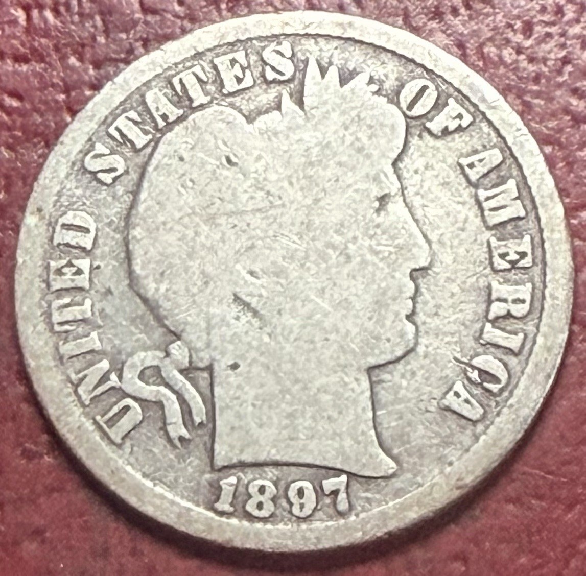 1897 Barber Dime. Better Date. Free Shipping