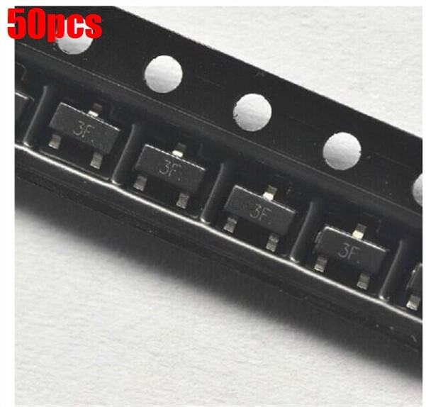 50Pcs Signal Transistor BC857 BC857B SOT-23 45V 100Ma Small bf