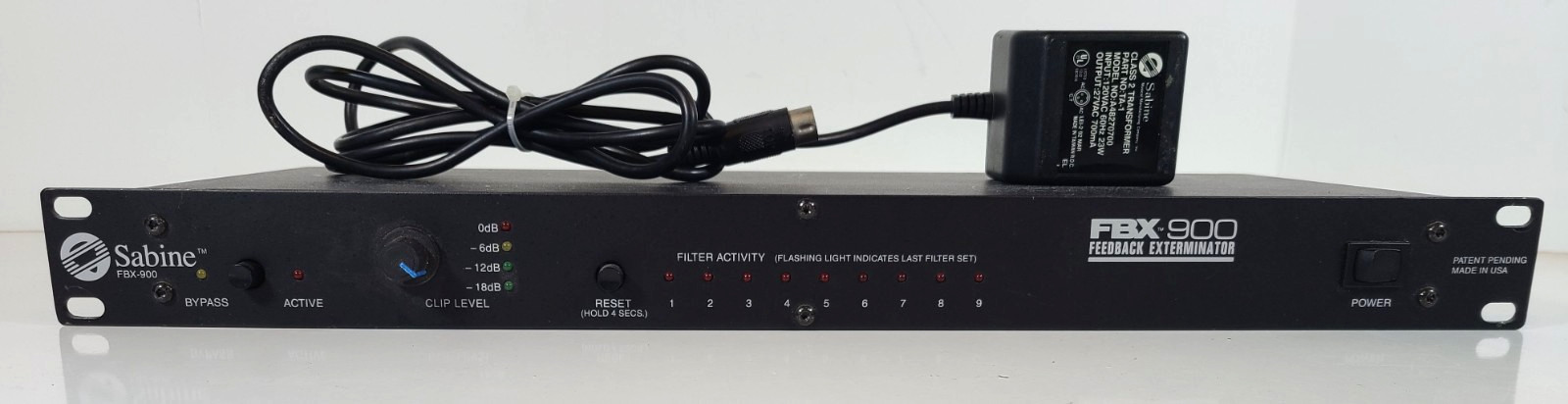 Sabine FBX 900 Feedback Exterminator Rack Mount - With Power Supply