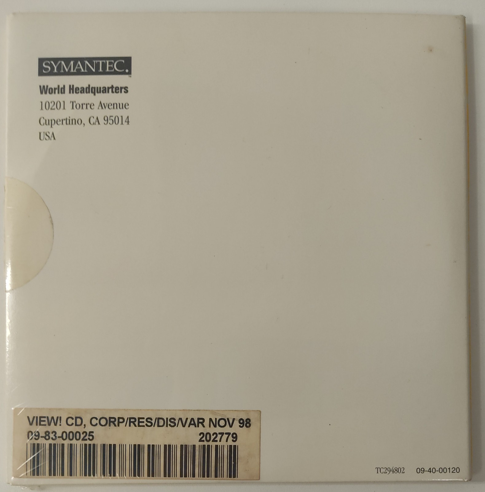 Symantec View! - VINTAGE Utility CD-ROM