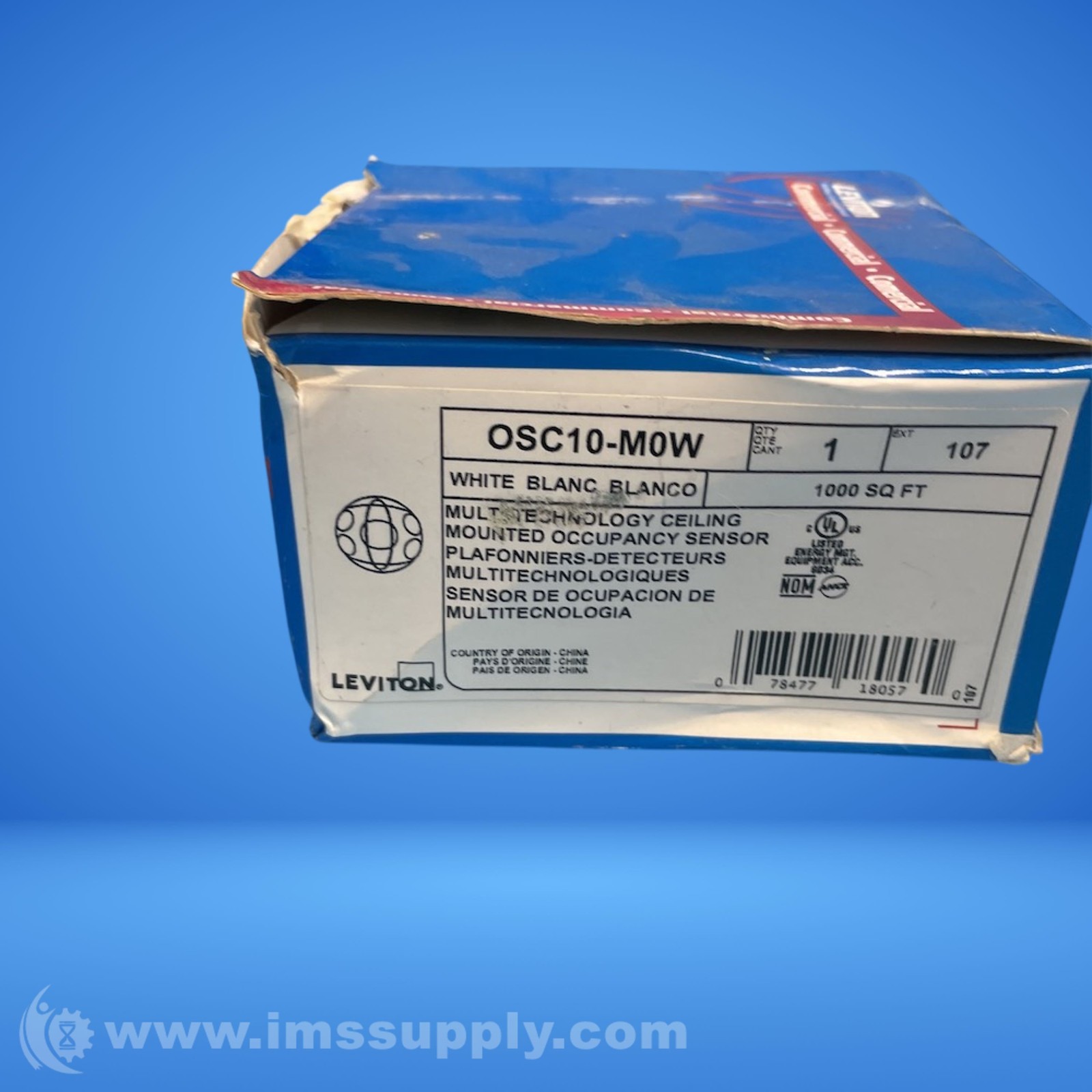 Leviton OSC10-M0W Occupancy Sensor FNOB