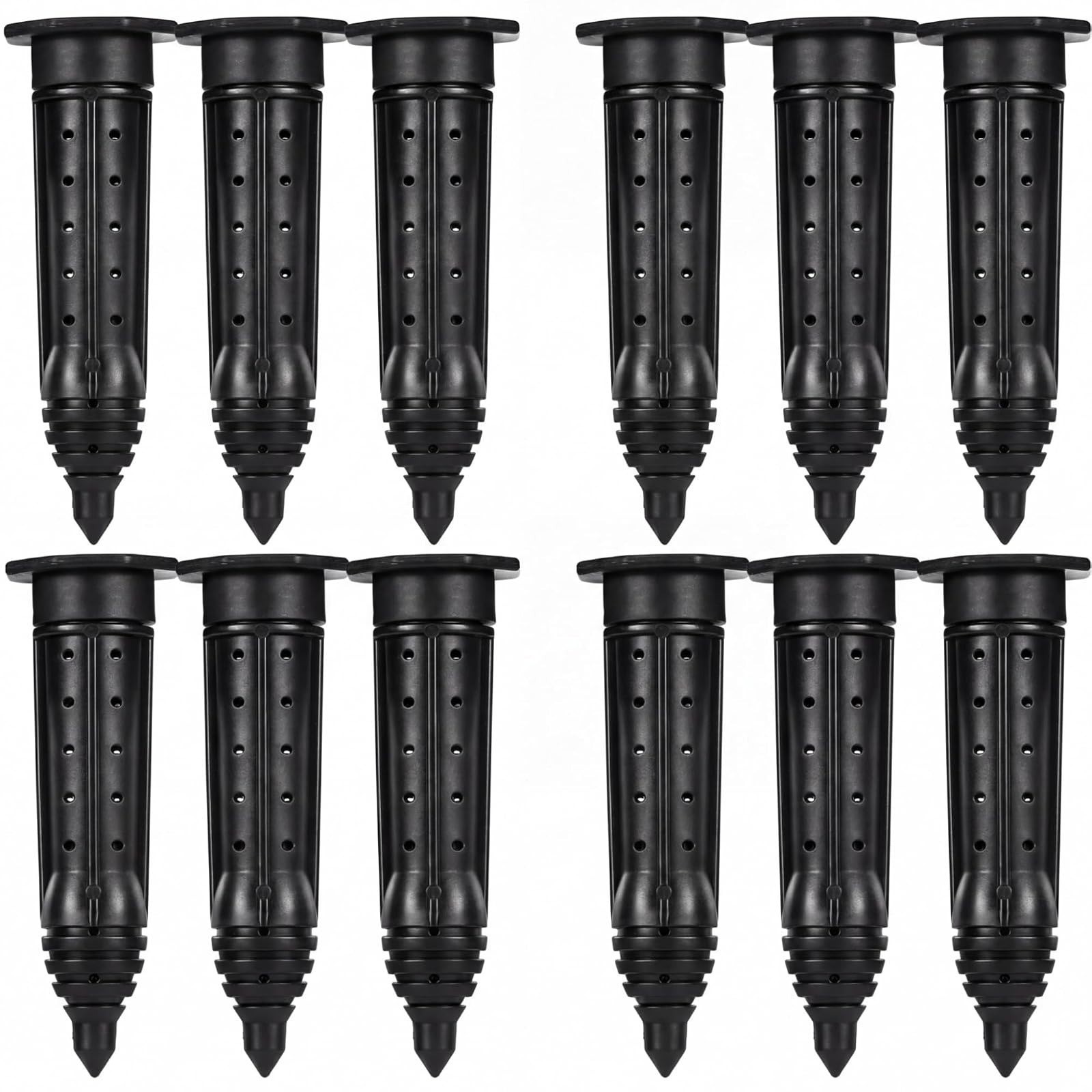 6 Pack Tree Watering Stakes - UV Protected ABS Plastic Irrigation Spikes