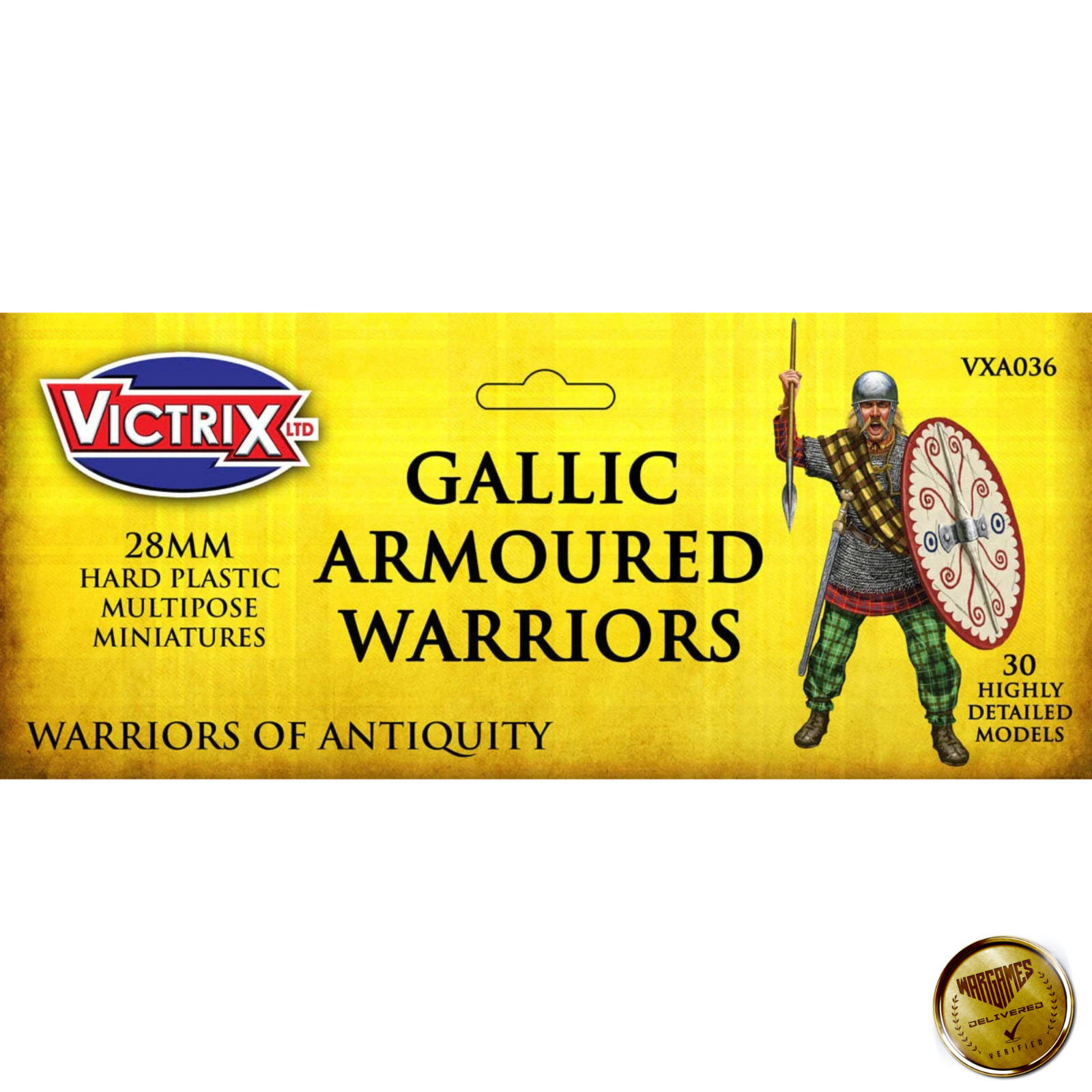 Victrix Miniatures Ancient Punic Wars Gallic Armoured Warriors