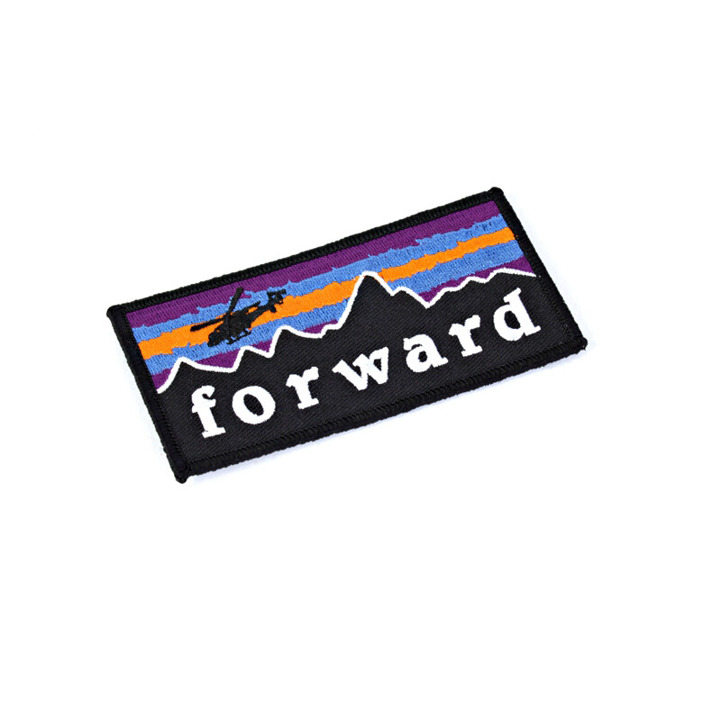 Pew Tactical Patch Forward Army Morale Patch Hook Military 11.3x5.6cm Wargame
