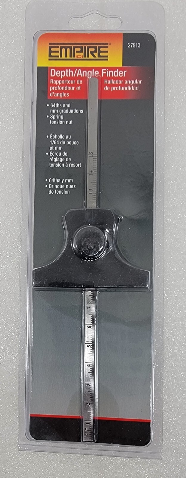 Empire Level 27913 Depth and Angle Finder Gauge  NEW