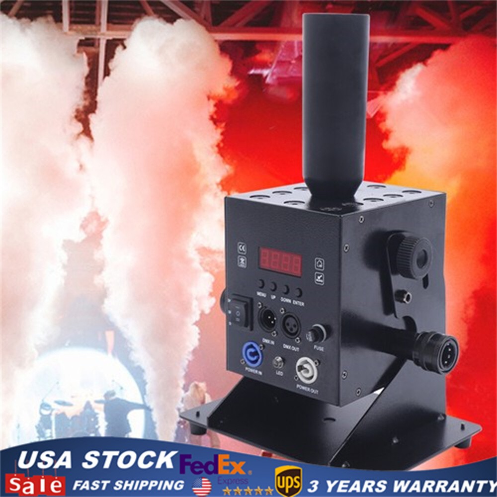 LED CO2 Jet Smoke Machine w/5m Hose CO2 Cannon DMX Blaster DJ Disco Stage Effect