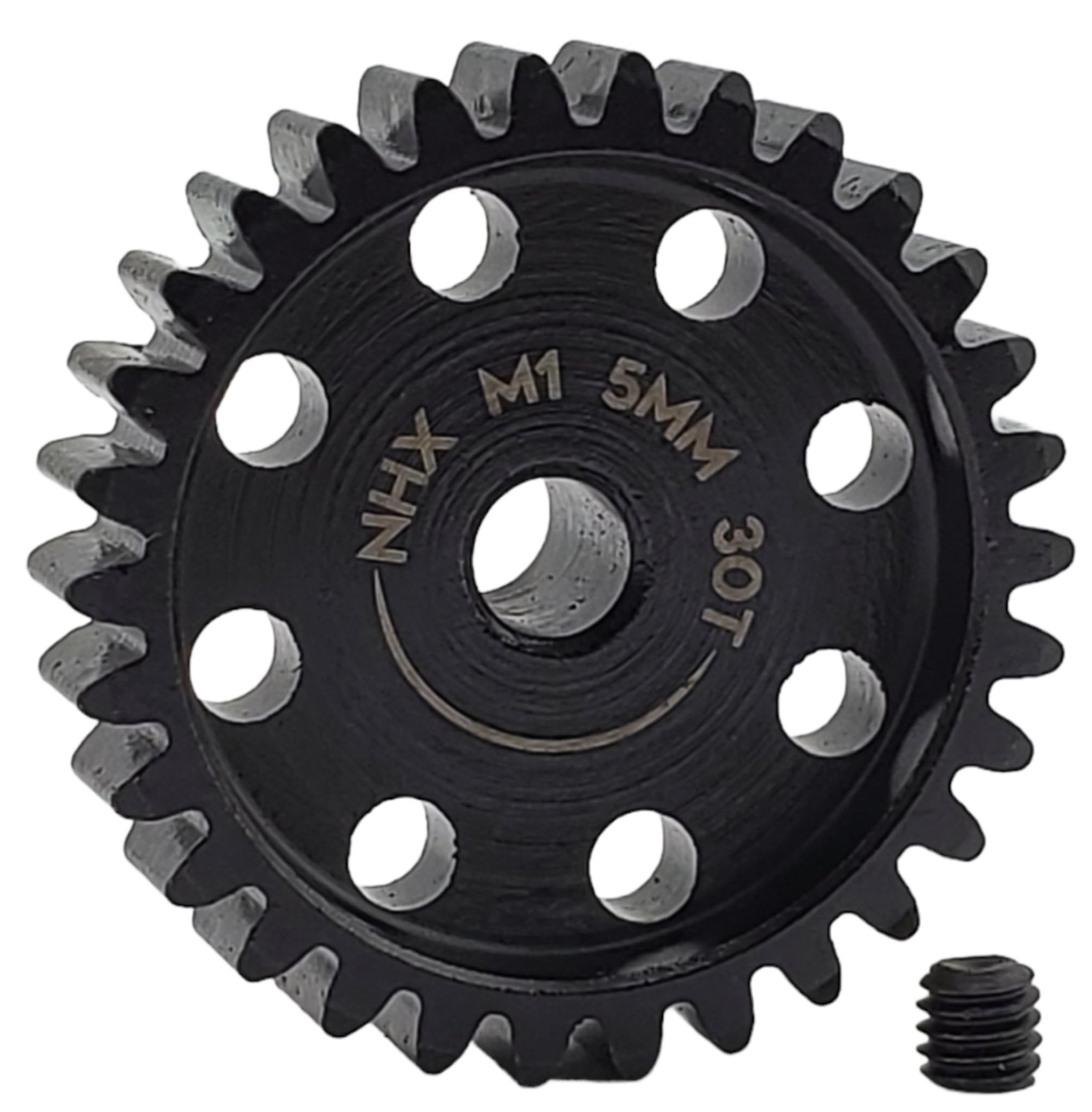 NHX RC MOD1 5mm Bore Hardened Steel 30T Pinion Gear Speed Run Drag Racing