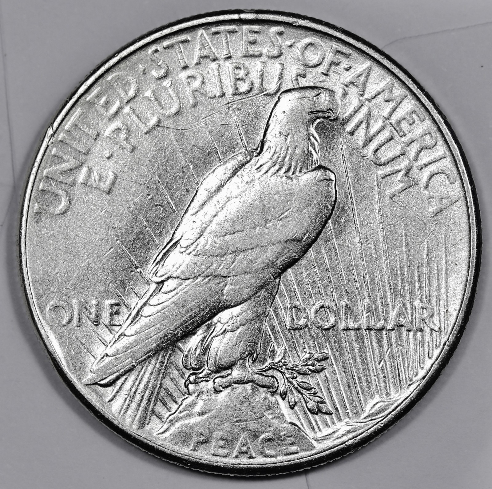 1934 Peace Silver Dollar. AU. 212210