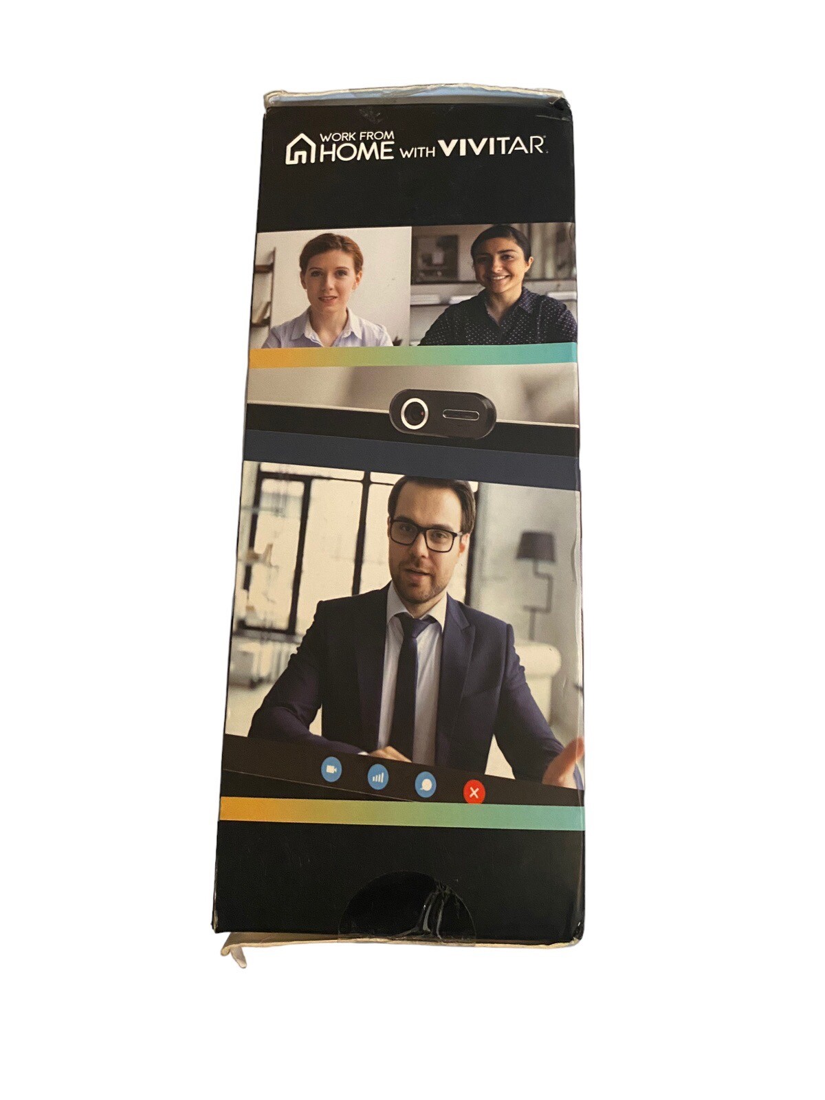 Vivitar VWC104BLK HD Quality Digital Web Camera and Microphone