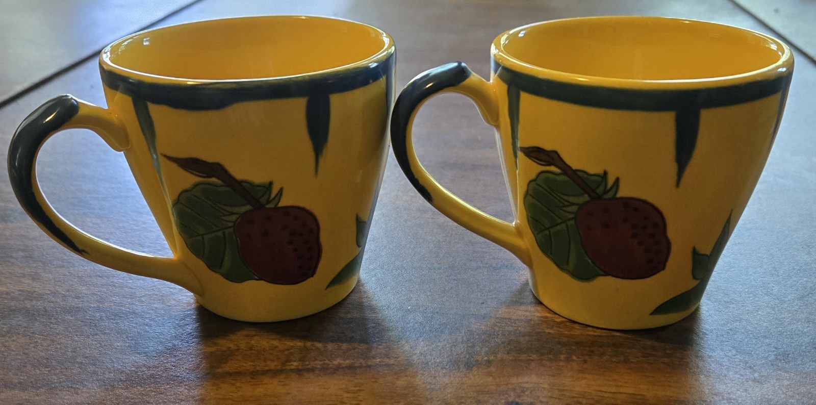 The Holden "Soleil" Design Two Tea Cups