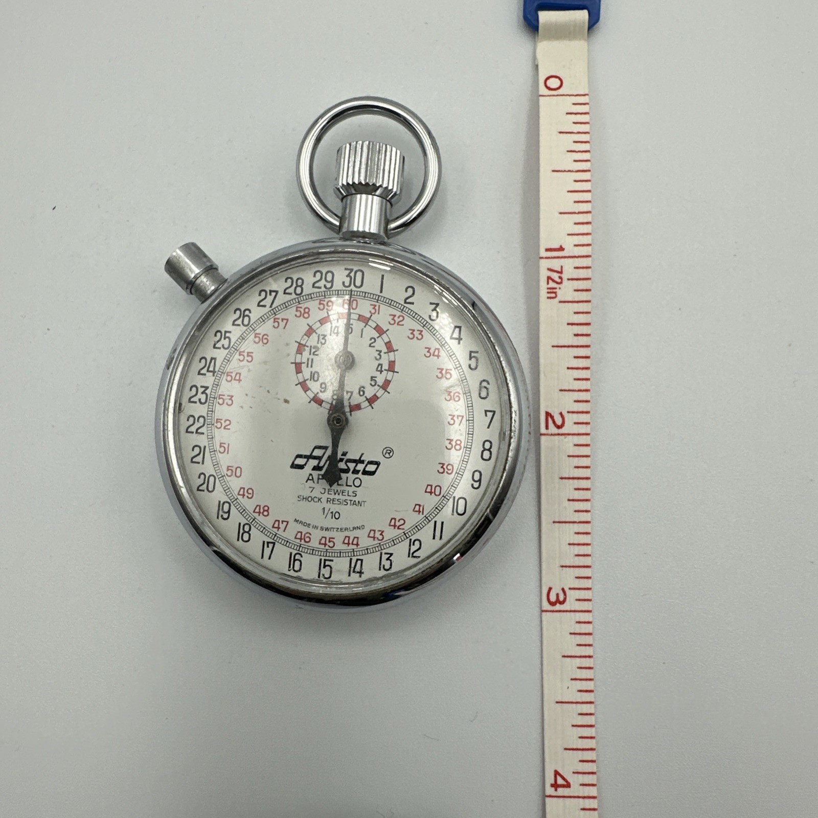 Aristo Apollo 7 Jewels shock resistant Stopwatch Swiss Made - Works