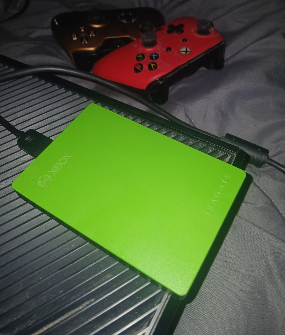 Seagate Green USB External Hard Drive for Microsoft Xbox One Console