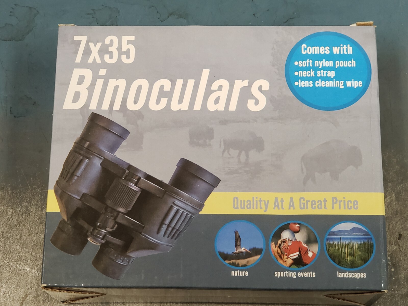7x35 Binoculars for Kids Includes Pouch Strap Cleaning Cloth BRAND NEW!!!!!!!!!!
