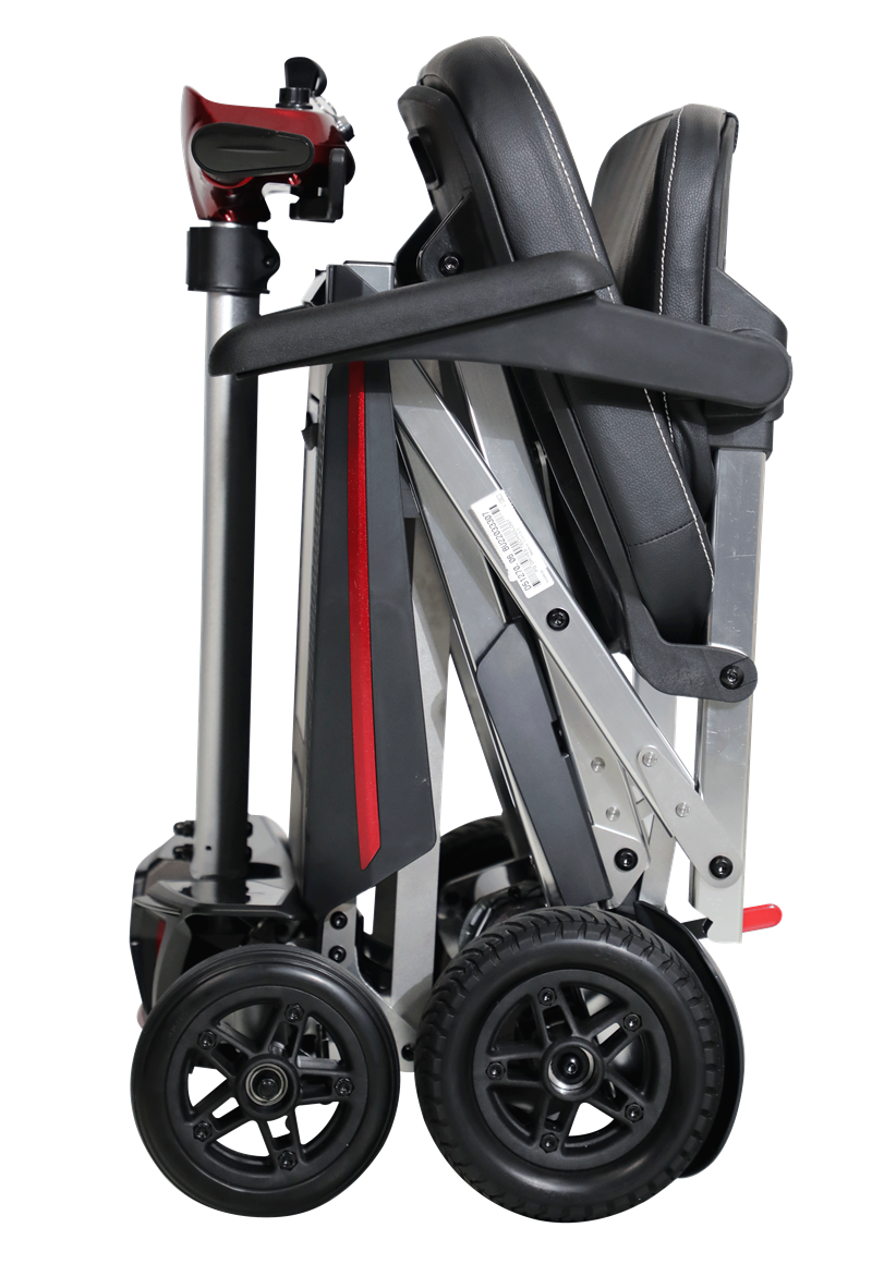 4 Wheels Foldable Travel Mobility Scooter 24V Battery Powered for Elderly