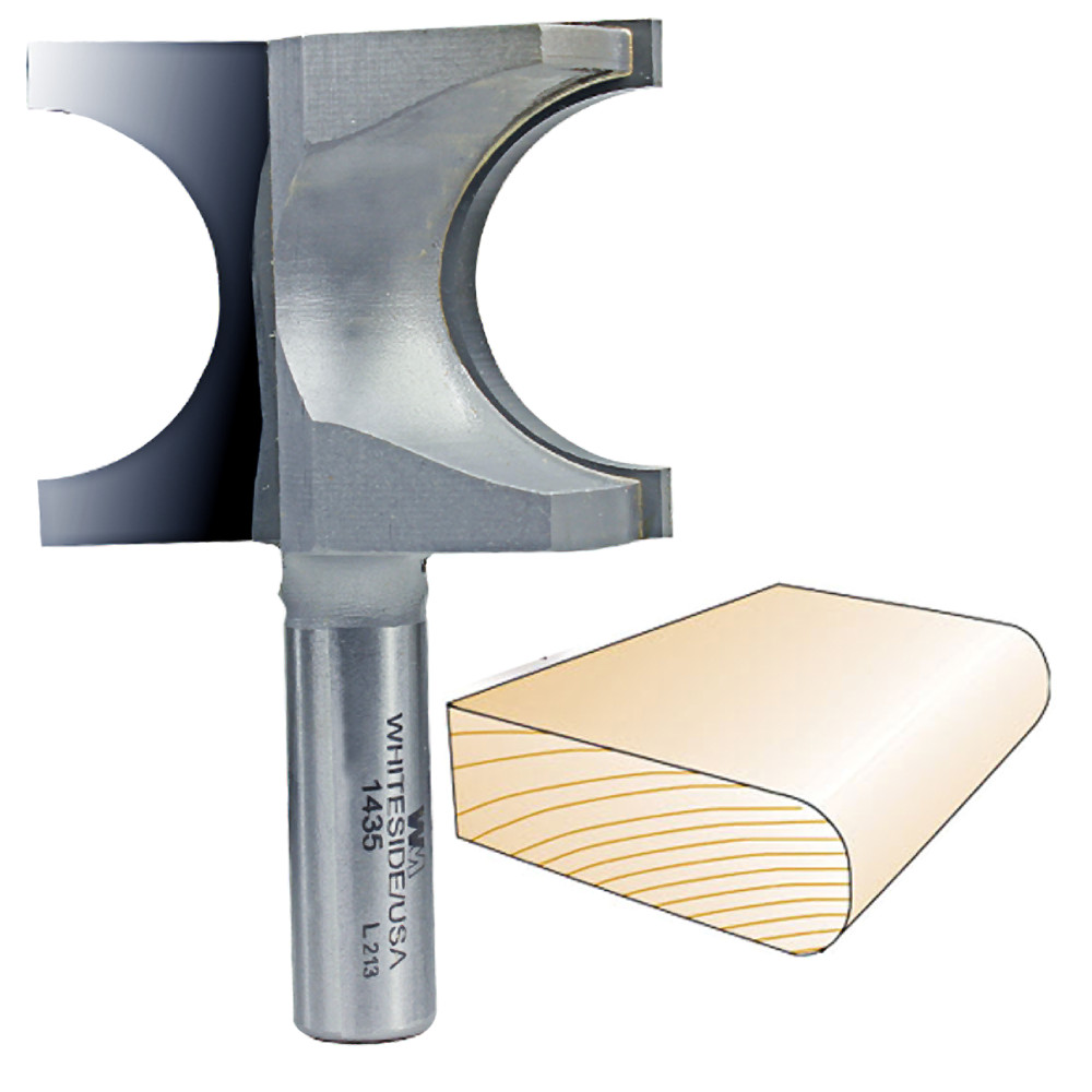 Whiteside Bull Nose Bit 1/2 in. SH x 5/8 in. R x 1-1/4 in. CD