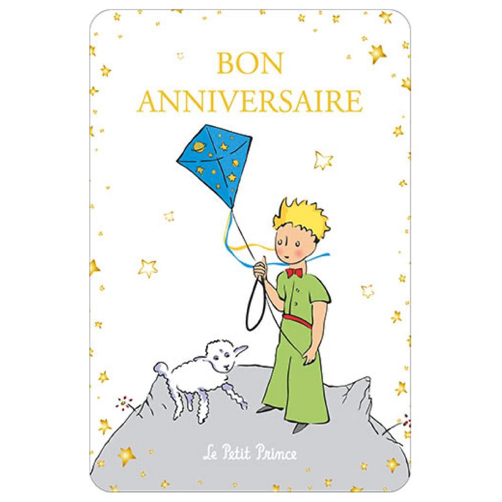 Postcard Kiub The Little Prince, Happy Birthday A (10x15cm)