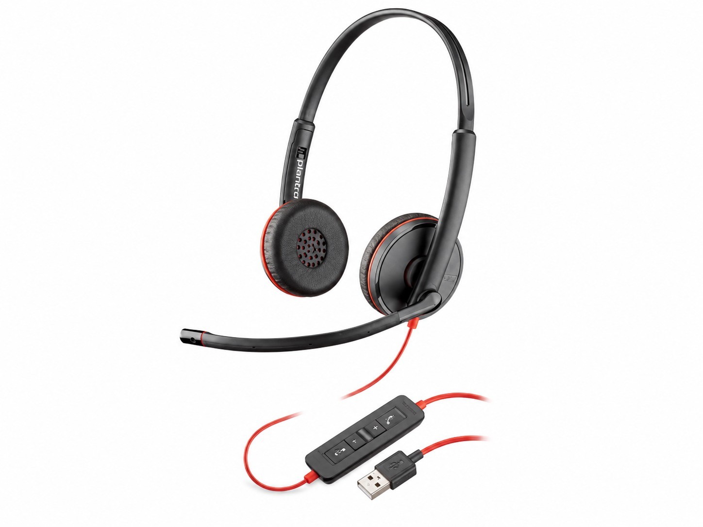 Plantronics Blackwire 3220 USB-C Headset - Black