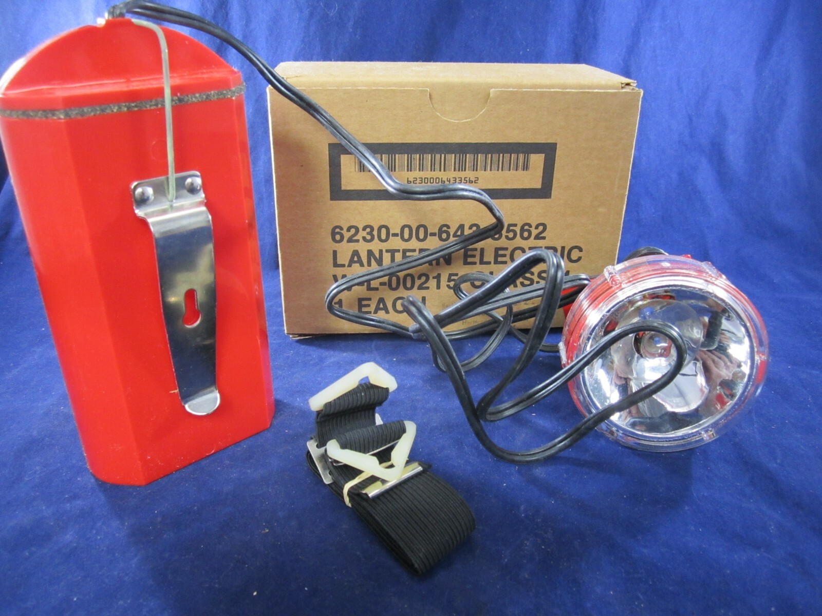 🔥 ELECTRIC LANTERN HEADLAMP MINER MILITARY 6230-00-643-3562 EASTER SEAL 🔥