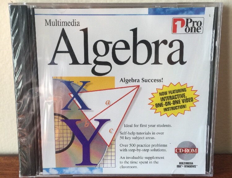 Multimedia Algebra I 1995. Brand New Sealed!