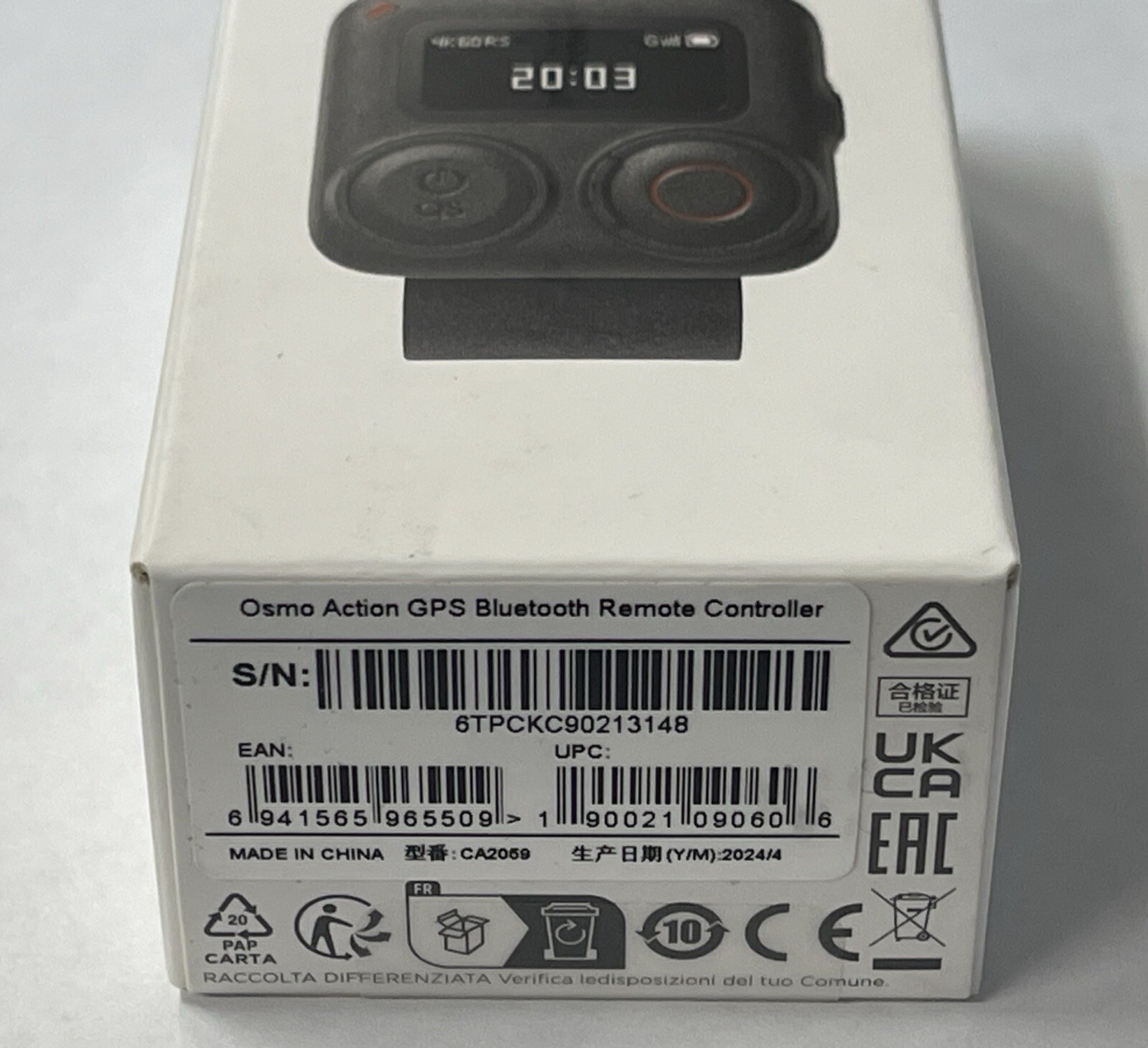 DJI Osmo Action 4 GPS Bluetooth Remote Controller OSMO-AF-336 (NEW/SEALED)