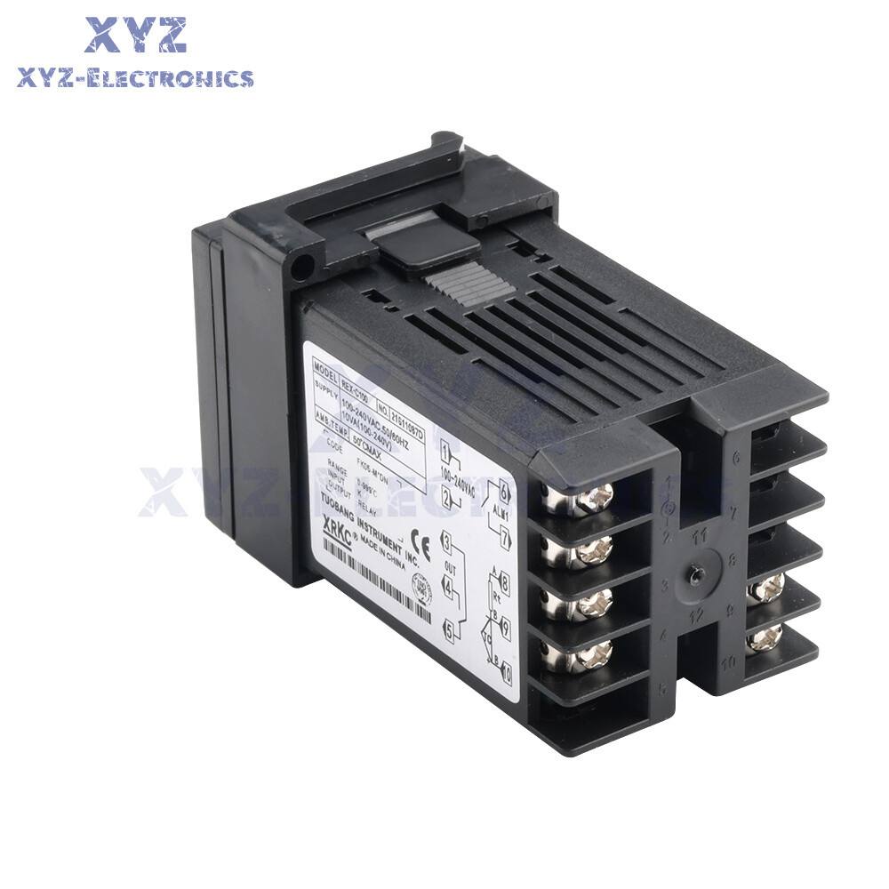 REX-C100 Relay Solid-state SSR Temperature Controller Thermostat K-Type Input