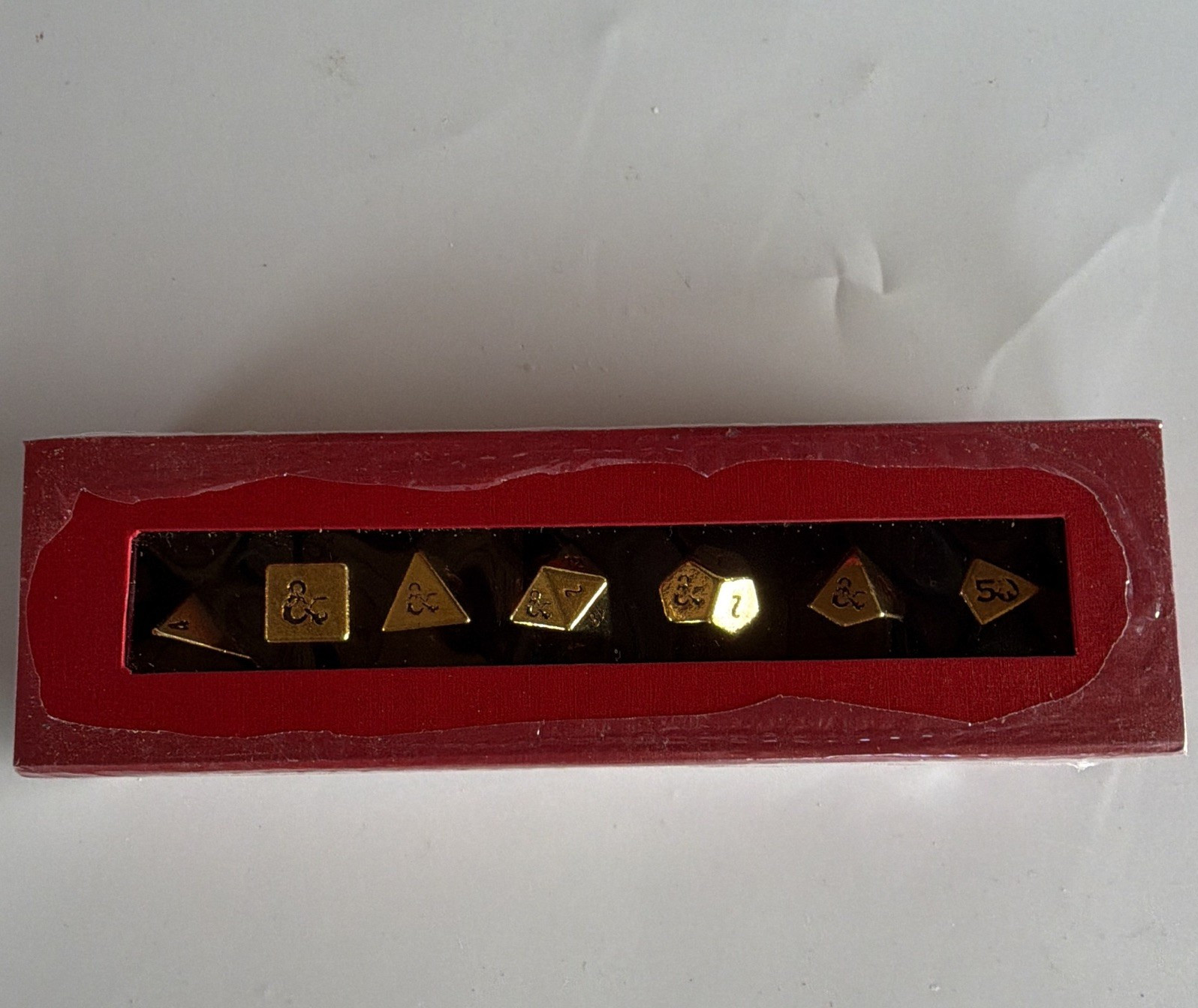Ultra PRO Dungeons & Dragons Heavy Metal 50th Anniversary RPG Dice Set