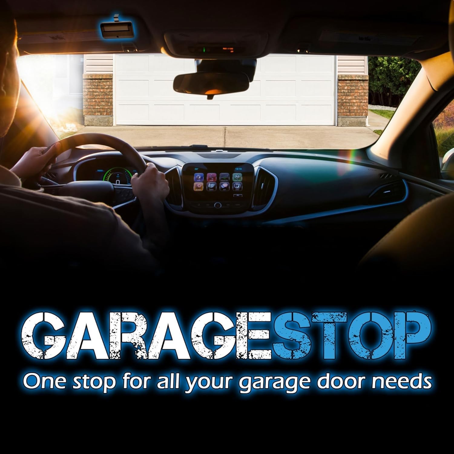 Multi-Code Garage Door Remote Set - 3 Convenient Remotes with Batteries