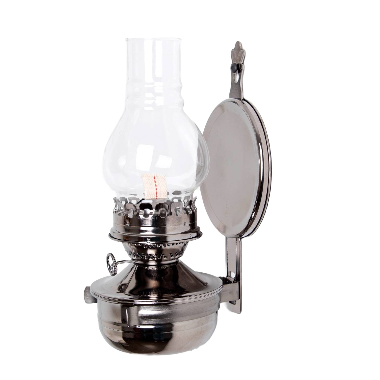 Lehman's Woodshed Wall Mount Oil Lamp, 20 Oz Fuel Lantern, Wall or Table Indoors