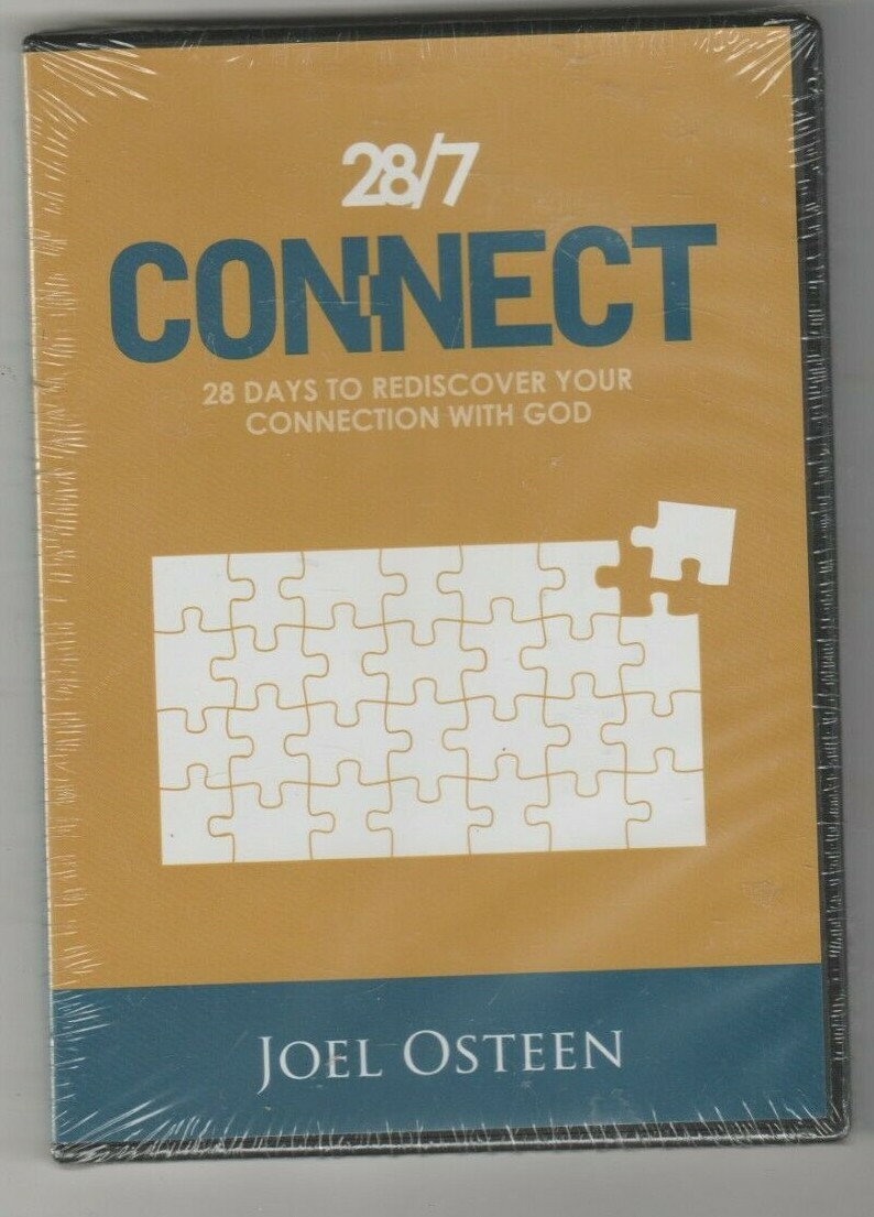 28/7 CONNECT JOEL OSTEEN, CD,self help Christian based learning NEW