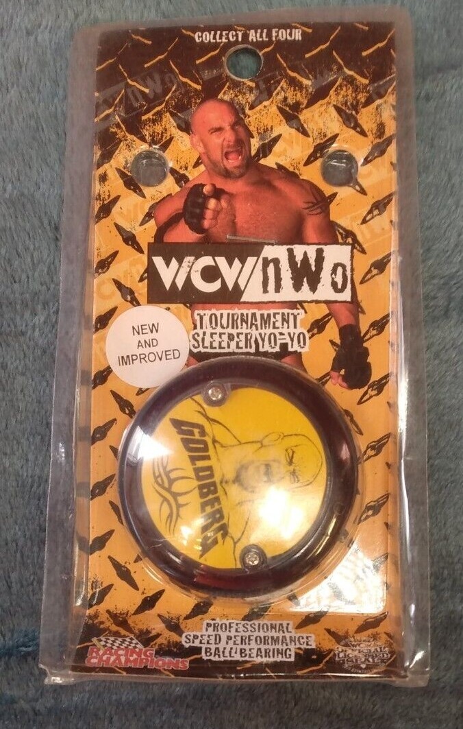 WCW NWO Wrestling Bill GOLDBERG Tournament Sleeper Yo-Yo Vintage 1999 New Sealed