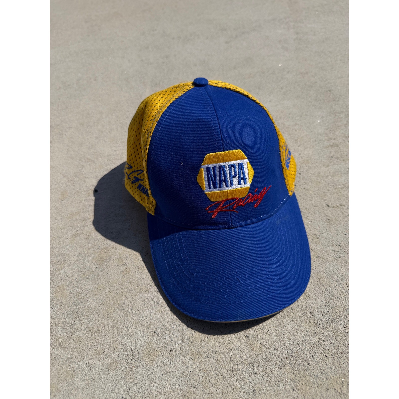 Vintage 90s NAPA Racing Team Hat NASCAR NHRA IndyCar Outlaws Trucker Cap